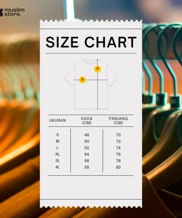 size chart kaos custom muslimorid