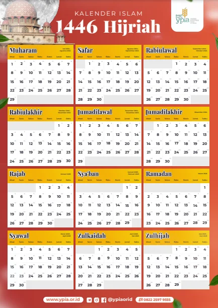 Kalender 1446 Hijriah